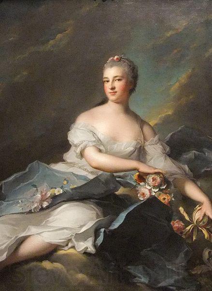 Jjean-Marc nattier Portrait of Baronne Rigoley d'Ogny as Aurora, Spain oil painting art